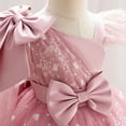 thumbnail image 5 of IBTOM CASTLE Girls Birthday Party Dress Heart Glitters Tulle Princess Dress Toddler Flower Girl Wedding Prom Pageant Gown 7-8 Years Dusty Pink, 5 of 9