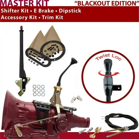 American Shifter FMX Shifter Kit 8 in. E Brake Cable Clevis Trim Kit Dipstick for D5A29