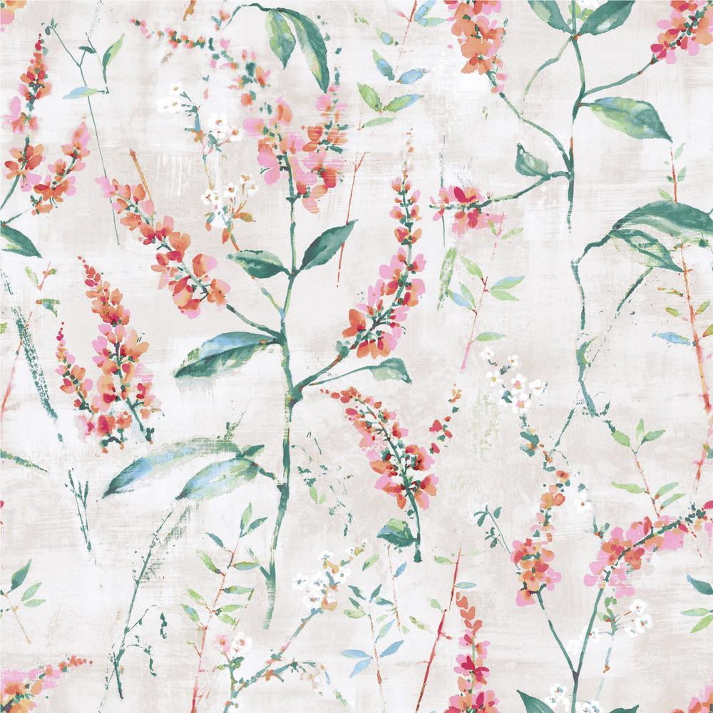 Floral Sprig Peel and Stick Wallpaper