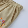 thumbnail image 5 of WTXUE Women's Pants, Womens Trousers Womens Printing Casual Loose Pants with Pockets Elastic High Waist Paper Bag Pants Linen Pants, Slacks Linen Pants Women Pantalones De Mujer, 3-Khaki, 5 of 6
