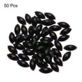 thumbnail image 3 of Gemas de Ojo de Caballo de Acrílico Uxcell, Rhinestones Artificiales de Fondo Plano para Manualidades DIY, Negro, 3 of 7