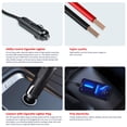 thumbnail image 2 of 200 Watts Power Inverter Modified Sine Wave Car Converter Charger Adapter DC to AC 12V to 110V 2USB for Car, Vehicles, Camping, 2 of 12