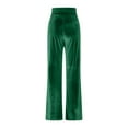 thumbnail image 6 of Green Womens Sweatpants Womens Daily Elastic Waist Straight Solid Color Casual Pants Loose Long Corduroy Trousers Sweatpants Womens Fashion, 6 of 6