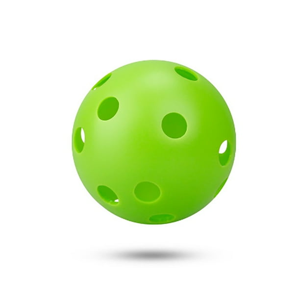 Eigraketly Pelota para mascotas, juguetes para cachorros de plástico PE multicolor, juguete ligero para perros, recuperación interactiva de 26 agujeros, Golf Verde Eigraketly OD025269-05