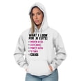 thumbnail image 2 of Animal Womens Hooded Pullover Sweatshirt What I Look For In Guys Corgi Owner Dog Lover, 2 of 2