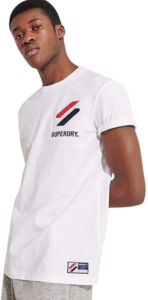Superdry Sport Style Chenille T-Shirt WHT-L - Walmart.com