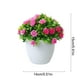 thumbnail image 3 of Bonsái de flores artificiales | Arreglo floral artificial para decoración del hogar | Planta de plástico realista para sala de estar, oficina, centro de mesa de boda | Juego de 6 estilos, 3 of 6
