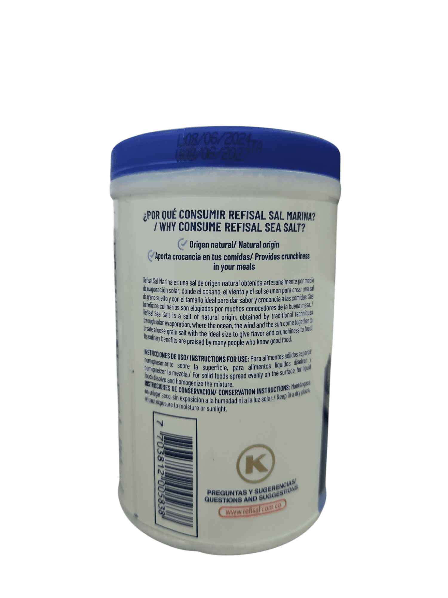 Refisal Sea Salt Marine, 26oz Bottle