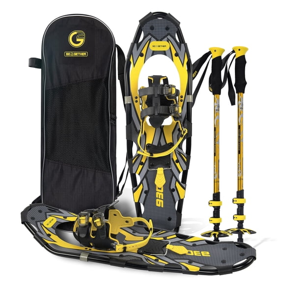 Raquetas de nieve G2 GO2GETHER G2 30 pulgadas amarillas para mujeres y hombres