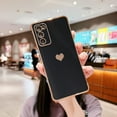thumbnail image 3 of Compatible with Samsung Galaxy S20 FE Case,Love Heart Pattern Electroplated Design Soft TPU Shockproof Protective Phone Case Full Camera Lens Protection Cover for Samsung Galaxy S20 FE-Black, 3 of 11