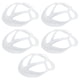thumbnail image 4 of Marco transpirable antideslizante de 5 piezas para mascarillas para niños, juego de soporte interior para mascarillas faciales transparentes de color blanco apto para niños, 4 of 8