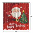 thumbnail image 5 of Merry Christmas Shower Curtain,Welcome Christmas Snowflake Bathroom Curtain Elegant Bathroom Curtains for Campus Bathroom Decor Christmas, 5 of 5