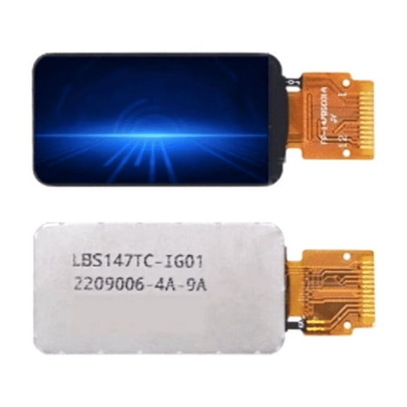 1.47 Inch 12PIN HD Display Screen LCD Module UART Communication Interface 2-5.5V 8A AT7789 Drives 172x320 Serial Port
