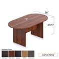 thumbnail image 3 of GOF 6 ft. Dark Cherry Conference Table - Modern Office Desk for Meetings, Collaboration & Executive Spaces, 3 of 3