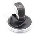 thumbnail image 3 of 5 Speed Gear Shift Knob Damask Bellows Cover Case for Citroen C4 MK1 2004 2005 2006 2007 2008 Car Styling Accessories Silver gear knob, 3 of 5