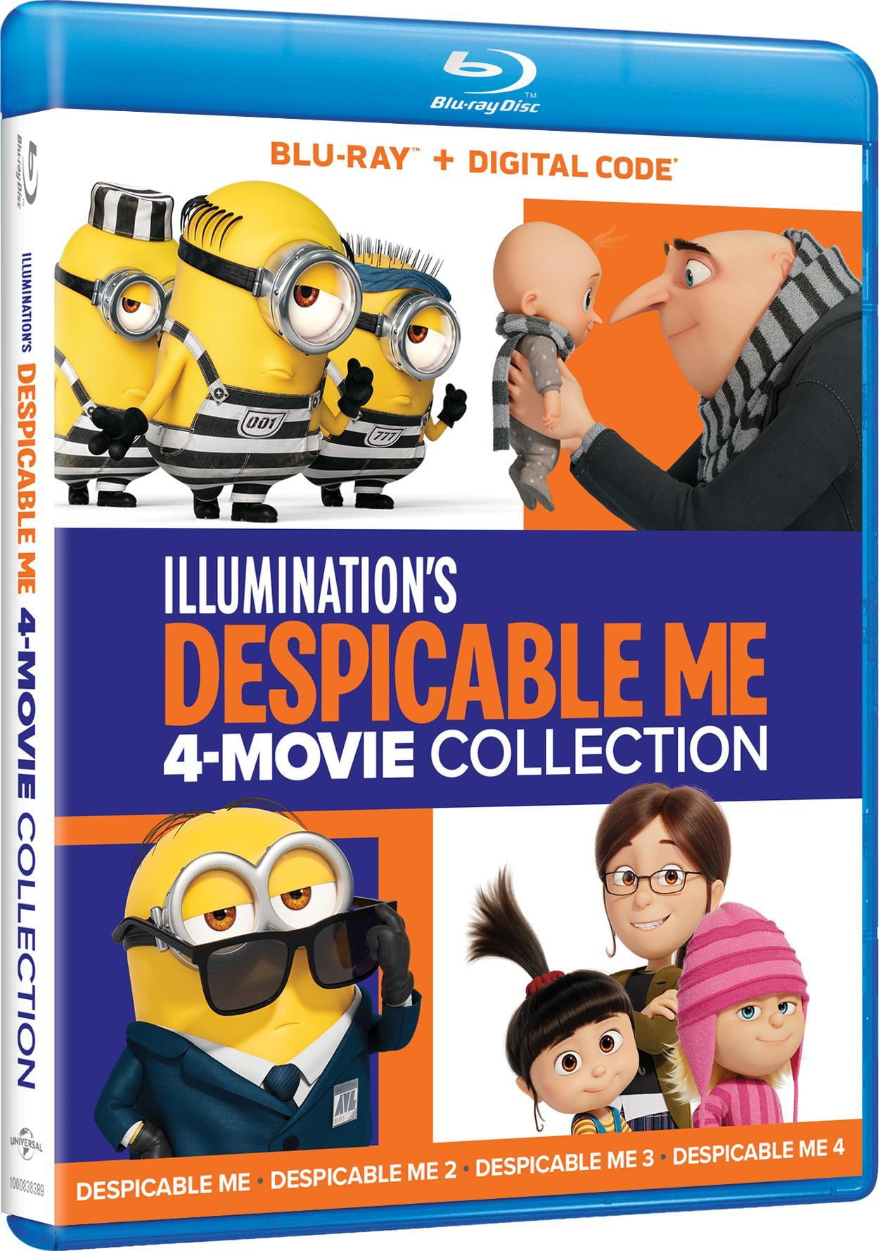 Illumination's Despicable Me 4-Movie Collection - Blu-ray +