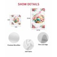 thumbnail image 7 of Easter Eggs Kitchen Dish Towels for Drying Dishes Set of 2, Pink Flowers Basket Leaves Rustic Botanical Waffle Weave Microfiber Hand Tea Bathroom Towels Quick Dry & Absorbent Towel 12x12, 7 of 7