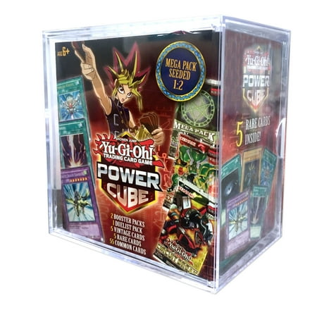 Yu-Gi-Oh! Trading Cards Power Cube 2- Mega Pack Seeded 1: 2 + 2 Booster Pack + All Factory Sealed Pack + 5 Rare Cards + Plus Over 65