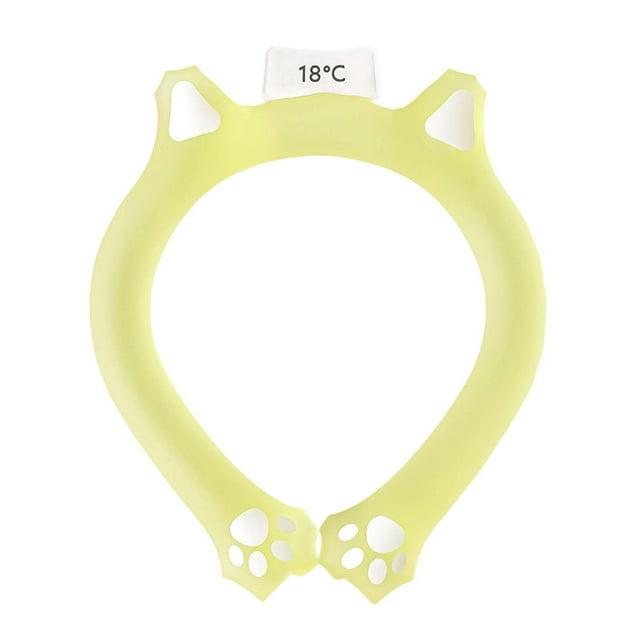 ZheElen Cooling Neck Tube Wearable Sports Climate Control Essential For Outdoor Workers Enjoy Hot Weather Comfort [ Yellow M