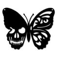 thumbnail image 2 of Metal Butterfly Decor Wall Hanging Plaques Ornaments Iron Wall Art Sculpture Sign for Home Decoration Gift Black 6.3 x 7.9inch, 2 of 9