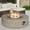 Gray, variant on COSIEST Outdoor 40.5 inch Round Grey Propane Fire Pit Coffee Table w Wind Guard (Tank Outside)