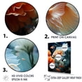 thumbnail image 3 of Designart "Coral Butterflyfish Marine Expedition II" Butterfly fish Floater Framed Canvas Prints, 3 of 5