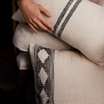 thumbnail image 6 of PILLOWPIA Gemma Square Cotton Pillow Cover, 20" x 20", Double-Sided Pattern, Decorative Throw Pillow Case, 6 of 6