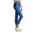 thumbnail image 4 of Reebok Women's Printed Prime Highrise 7/8 Legging with 25" Inseam and Side Zipper Pocket, 4 of 5