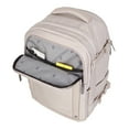 thumbnail image 3 of btL 18-inch Nylon Travel Backpack with 15-inch Laptop Sleeve, Taupe, 3 of 22