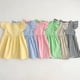 thumbnail image 3 of Ropa de verano para niños de 2 a 6 años, vestido acampanado con mangas voladoras a cuadros para niñas, vestidos bonitos de Estilo Princesa para niños, 3 of 6