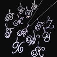 thumbnail image 5 of Flatfoosie New A-Z Cursive Initial Letter Name Pendant Necklace For Women Simple Rope Chain Letter Necklace Fashion Jewelry Gift, 5 of 5
