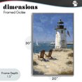 thumbnail image 4 of Stupell Industries Rustic Lodge Summer at Lighthouse Bay Gray Framed Giclee Art, 20 x 30, by Petals Prints Design, 4 of 8