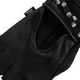 thumbnail image 5 of Hot Leathers GVL1010 Ladies Fingerless Gel Palm Gloves with Studs Large, 5 of 5