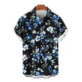 thumbnail image 4 of Purcolt Hawaiian Shirts for Men Summer Casual Short Sleeve Collared Button Down Shirts Novelty Tropical Print Beach Shirts Comfortable Tee Tops, 4 of 6