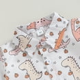 thumbnail image 5 of KYAIGUO Baby Boys 2 Piece Hawaiian Shorts Sets Infant Button down Short Sleeve Shirt and Shorts for 6M-4T, 5 of 10