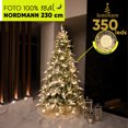 thumbnail image 4 of Árbol De Navidad Nevado con Luces 350 LED Nordmann Fir Premium con 3,544 ramas PE y PVC Pino Navideño 230 Cm De Alto maleta transportadora Christmas Tree pre-lit led lights Artego, 4 of 10