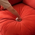 thumbnail image 5 of Sodrens Modular Sectional Sofa Couch,82.66" Velvet Loveseat Sofa,Minimalist Style Comfy Couch for Living Room Apartment,Red, 5 of 10