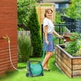 thumbnail image 2 of Meilimei 5FT Short Garden, Stainless Steel Leader Hose for Hose Reel, Leakproof Flexible Metal Water Pipe for Faucet Extension, Car Washing, Pet Cleaning, 2 of 9
