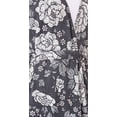 thumbnail image 4 of PJ Salvage Women's Take Flight Embroidered Kimono Robe, Grey, Medium, 4 of 4