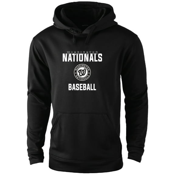 Men's Dunbrooke Black Washington Nationals Champion Pullover Hoodie