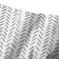thumbnail image 5 of Creative Products Grey Modern Herringbone 71x74 Shower Curtain, 5 of 7