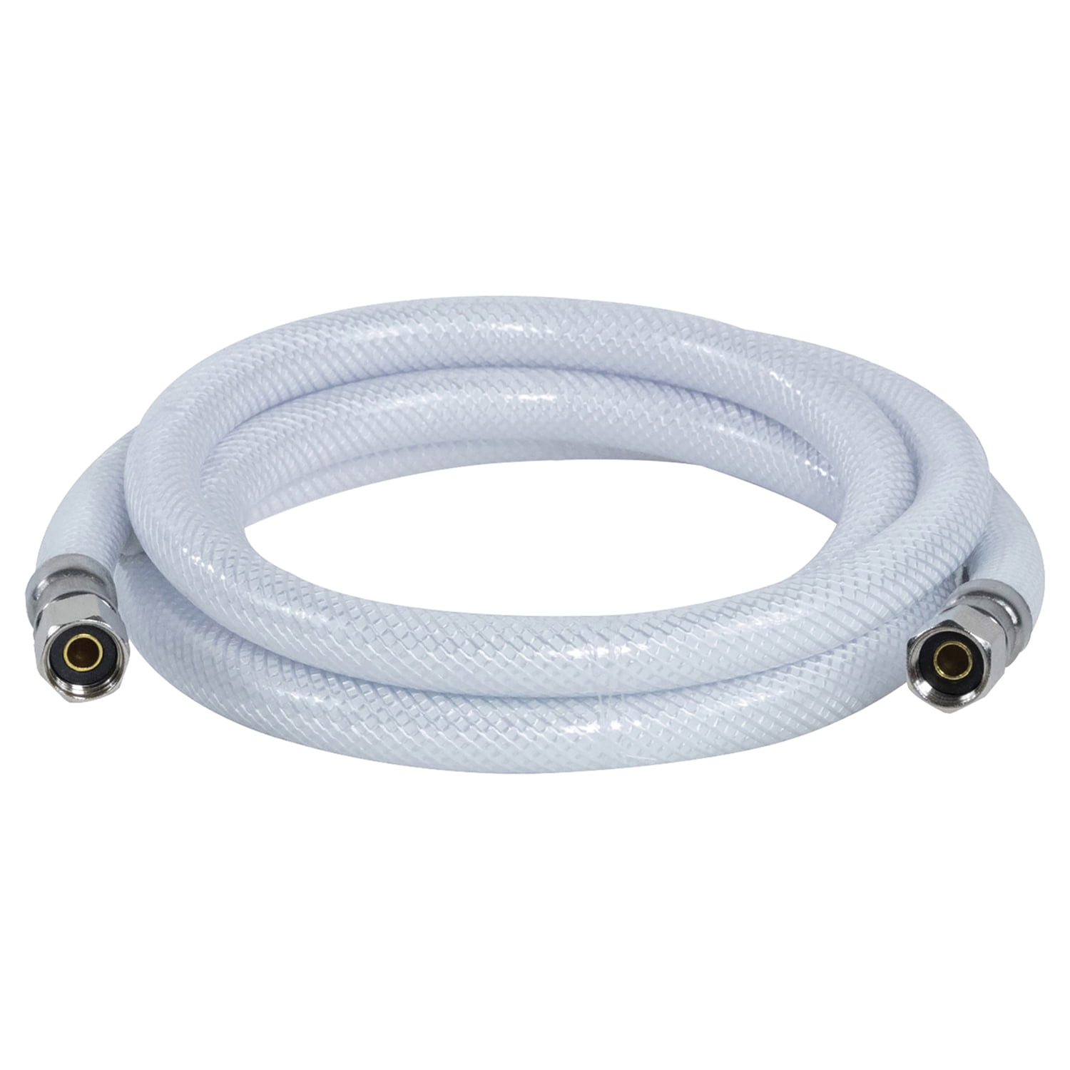 Certified Appliance Accessories Ice Maker Water Line, 5 Feet, Polyester-Reinforced PVC, White