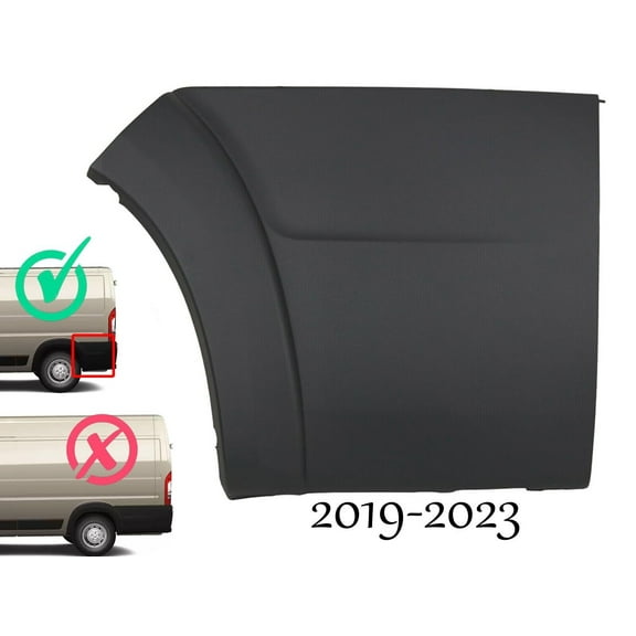 2019 2020 2021 2022 Compatible with Ram Promaster 1500 2500 Left Driver Rear Side Panel Molding Trim Black