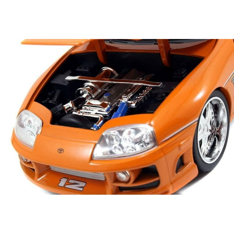 Jada's Fast & Furious Brian's Toyota Supra Orange 1:18 Diecast