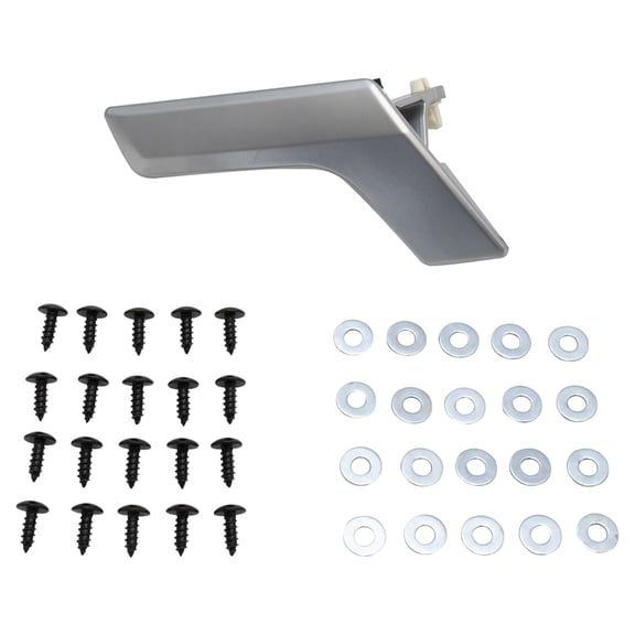 TRQ Interior Inside Door Handle Repair Kit Matte Silver LH for W204 X204 DHA49939