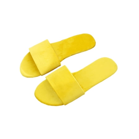 

Wazshop Women s Classic Slippers Slip on Warm and Cozy House Open Toe Shoes