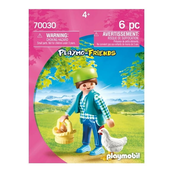 Set de Figuras Playmobil Granjera 6 Piezas
