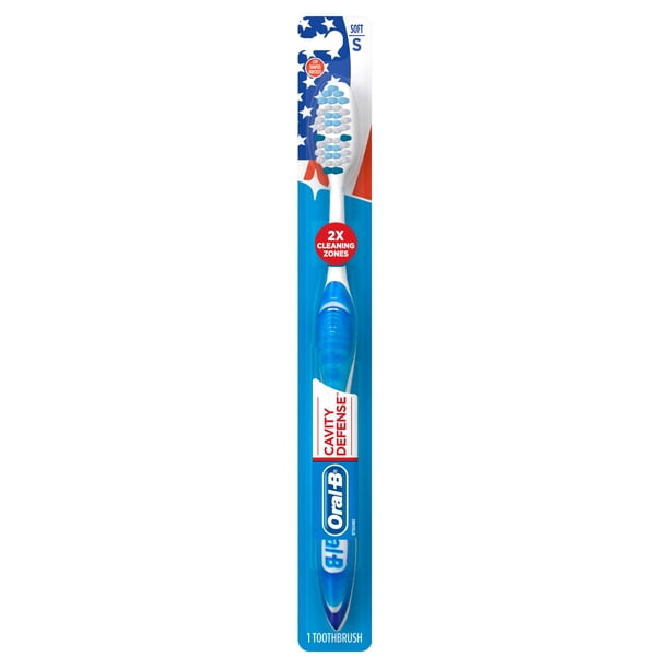 Cepillo de dientes Oral-B Cavity Defense con cerdas suaves