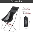 thumbnail image 2 of Silla de camping plegable para exteriores Naturehike con bolsa de almacenamiento, 2 of 6