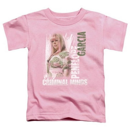 

Trevco Criminal Minds-Penelope - Short Sleeve Toddler Tee - Pink- Small 2T